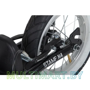 Самокат Novatrack Stamp N4 12STAMPN4.BK20 (черный, 2020) картинка 5